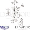 Grohe Essence E Infra-Red Electronic Basin Mixer Spares